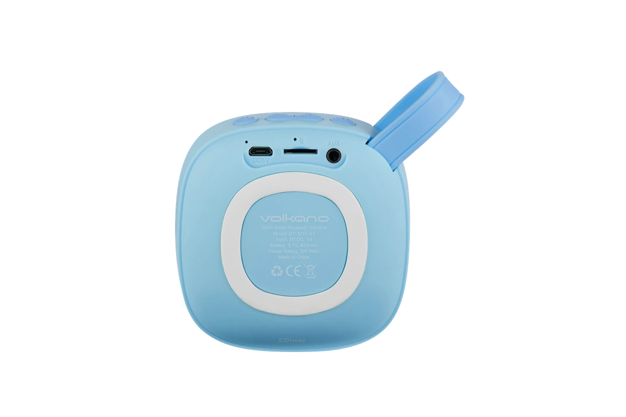 Volkano Disney Stitch Portable Mini Bluetooth Wireless Speaker Blue - DY-1010-ST - Image 4