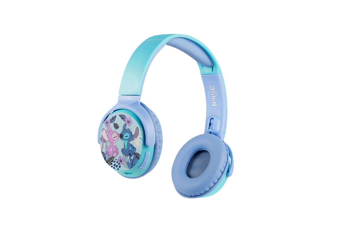 Volkano Disney Stitch Soft Touch Night Light and Bluetooth Headphones Combo - DY-5060-ST