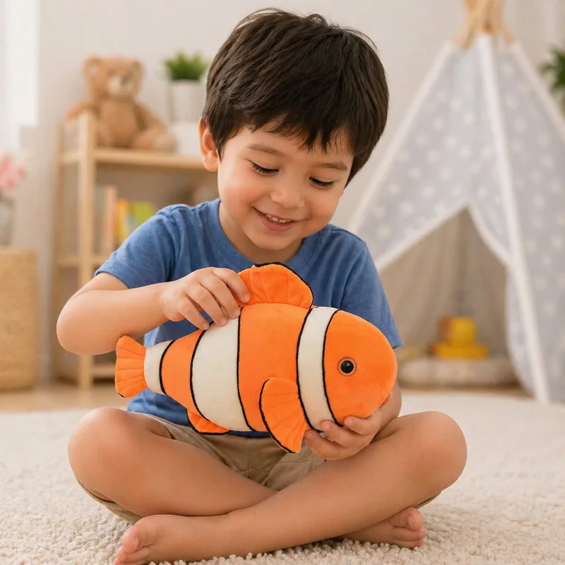 Wild Planet Clownfish Ocean Soft Plush Stuffed Animal Toy 40cm - K7408 - Image 4