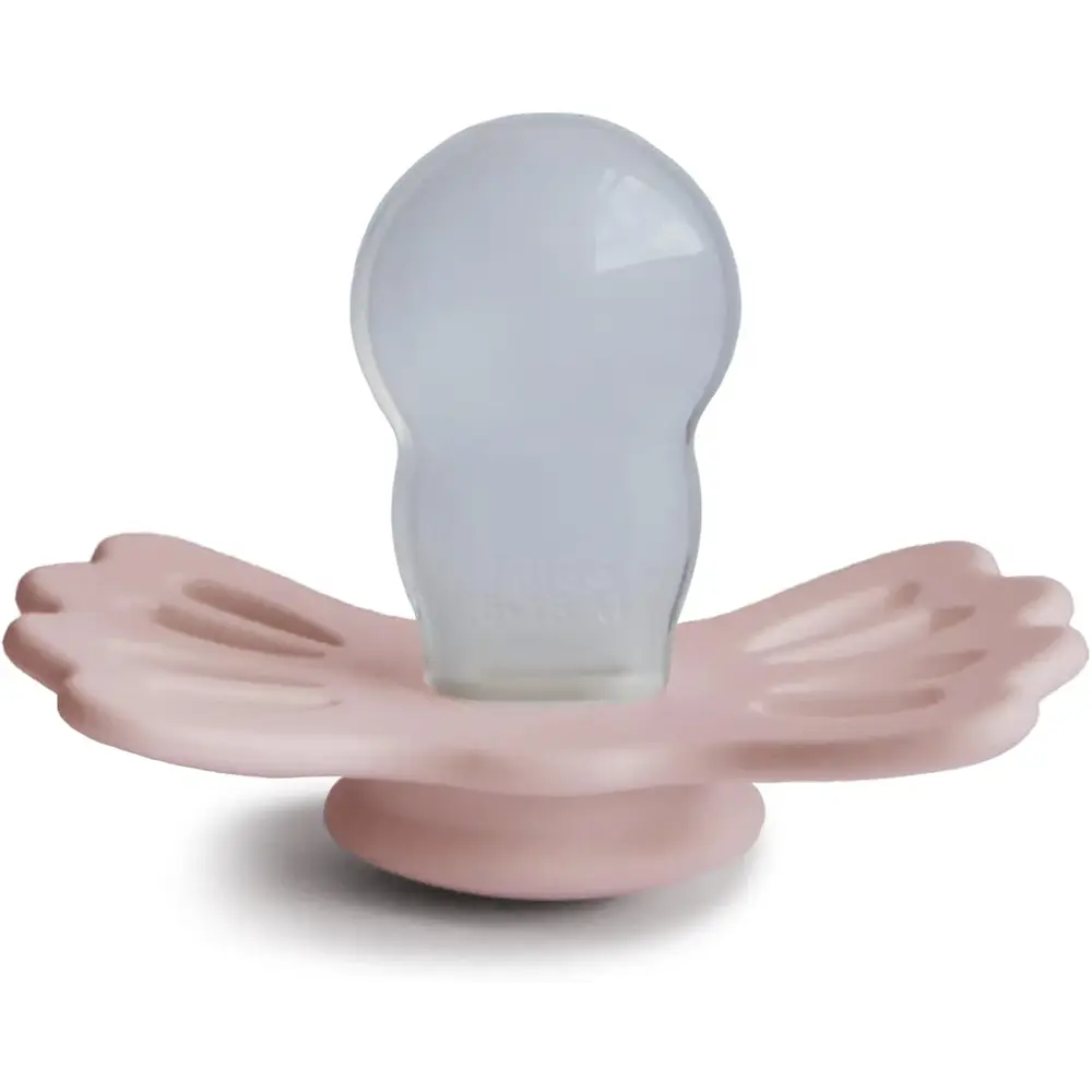 Frigg Lucky Symmetrical Silicone Baby Pacifier Cream Blush Size 2 Pack Of 2 - FRG100490 - Image 4