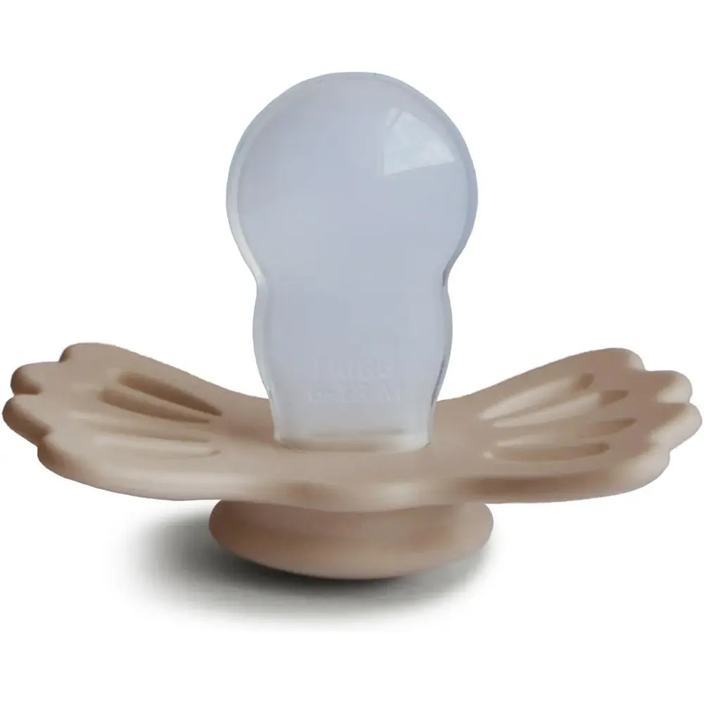 Frigg Lucky Symmetrical Silicone Baby Pacifier Pale Daffodil Silky Size 2 Pack Of 2 - FRG100500 - Image 4