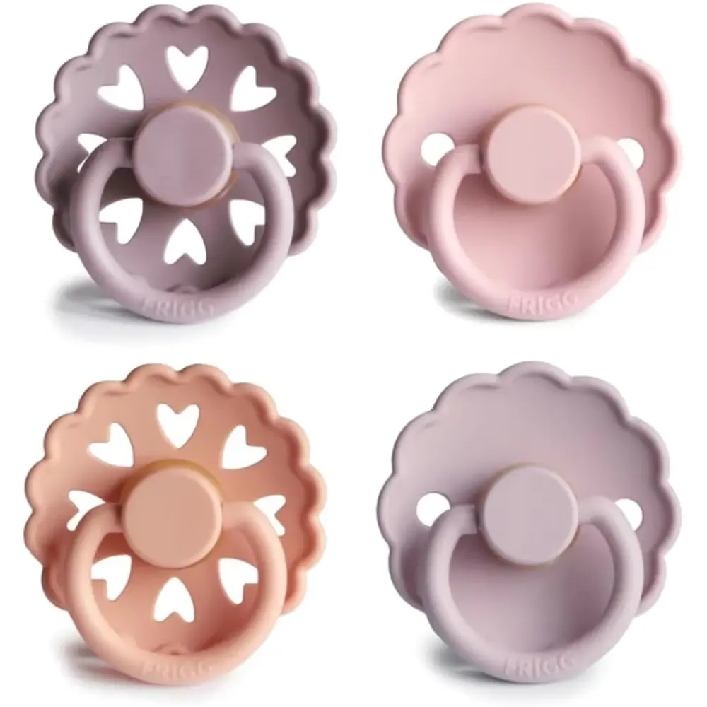 Frigg Round Latex Baby Pacifier Sunset Bliss Size 2 Pack Of 4 - FRG101886 - Image 2