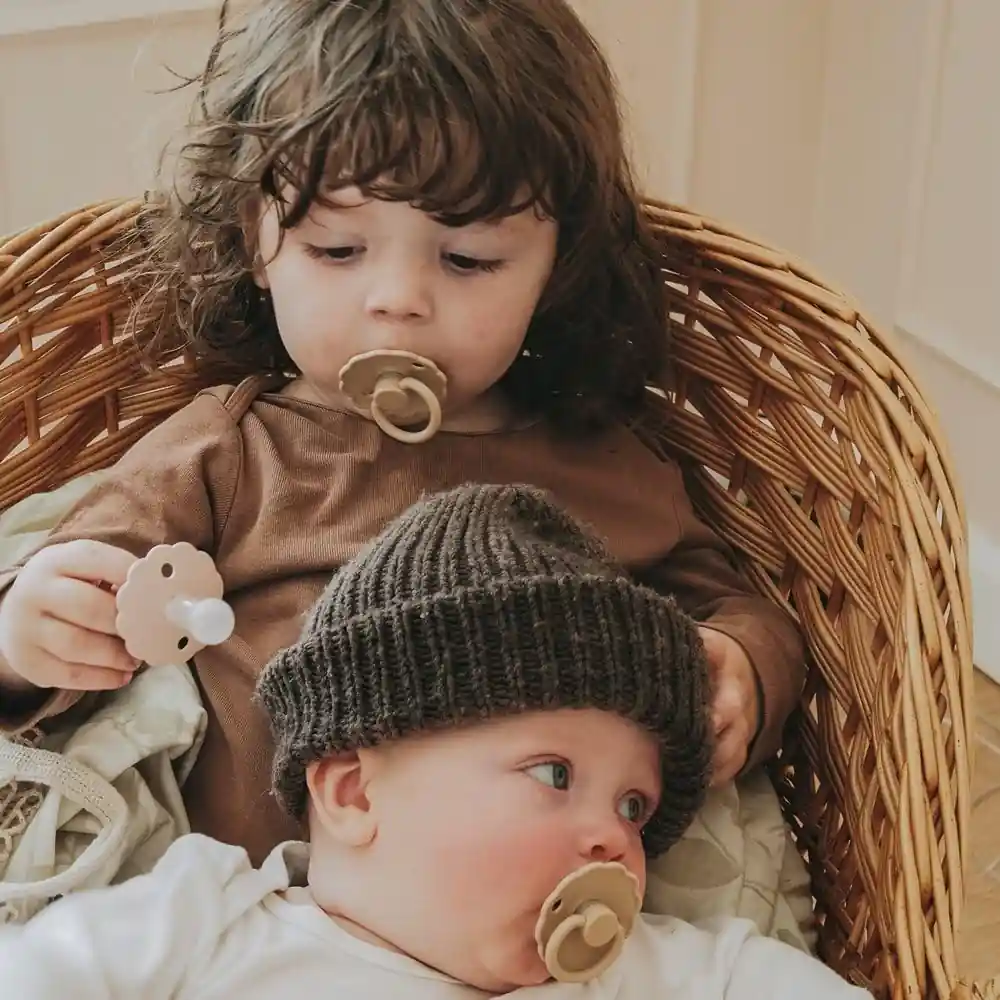 Frigg Round Silicone Baby Pacifier Cinnamon Charm Size 2 Pack Of 6 - FRG101868 - Image 3