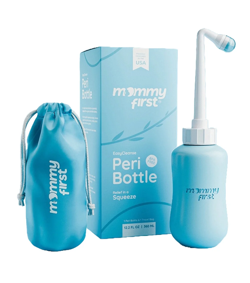 Mommy First Upside Down Ergonomic Postpartum Peri Bottle Blue - MMF198715603989