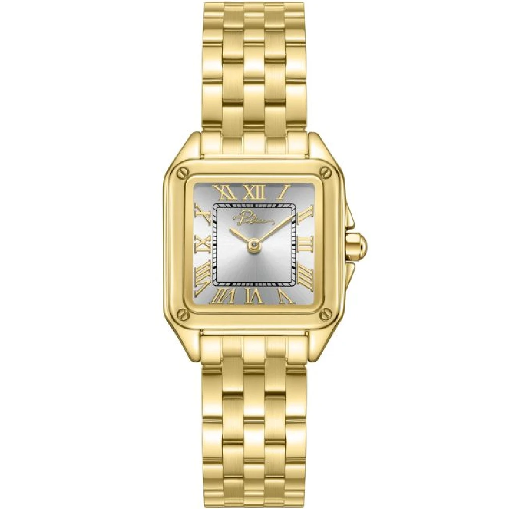 Police Quartz Watch for Women - 28mm Silver Stainless Steel Case, Silver Dial, Silver Stainless Steel Bracelet, 3 ATM Water Resistant - PEWLG2241001