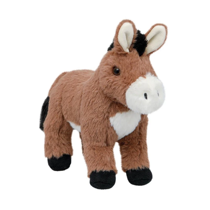 Wild Planet Baby Donkey Farm Animal Soft Plush Stuffed Animal Toy 22cm - K8799
