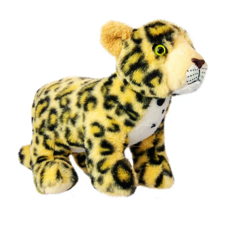 Wild Planet Baby Leopard Safari Wild Cat Soft Plush Stuffed Toy 34cm - K8739