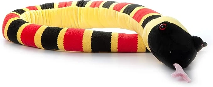 Wild Planet Coral Snake Realistic Soft Plush Stuffed Animal Toy 103cm - K8795