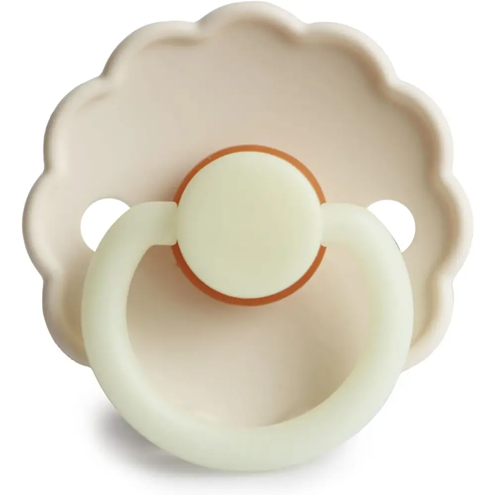 Frigg Daisy Latex Baby Pacifier Cream Night Size 1 - FRG76021448 - Image 2