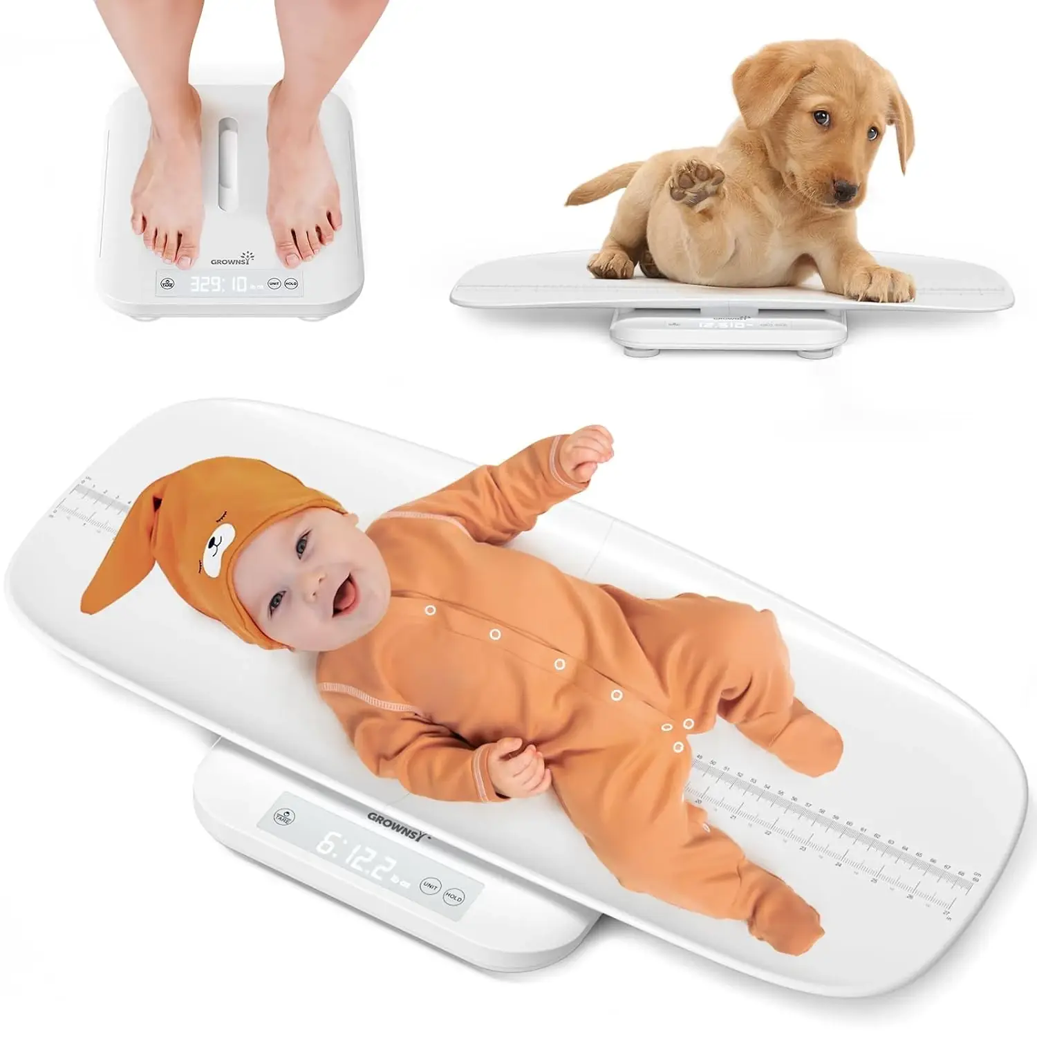 Grownsy Multifunctional Baby And Pet Scale - GRWB12H