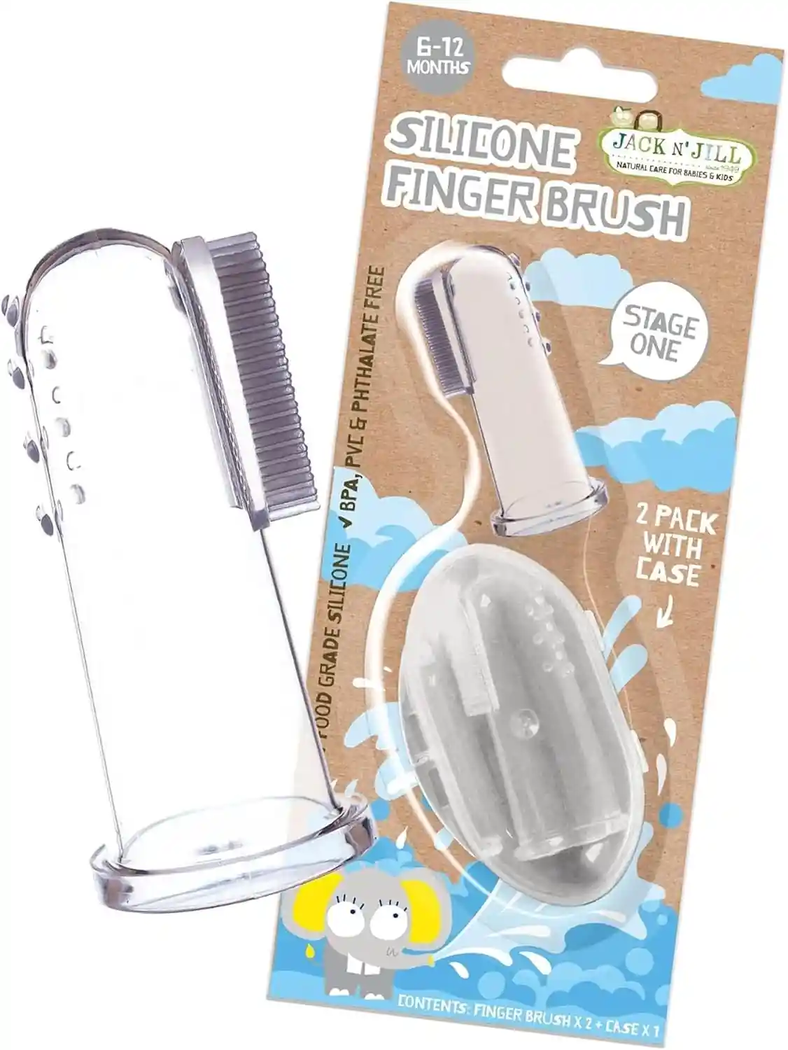 Jack N Jill Silicone Toothbrush Stage 2 - JNJ211122