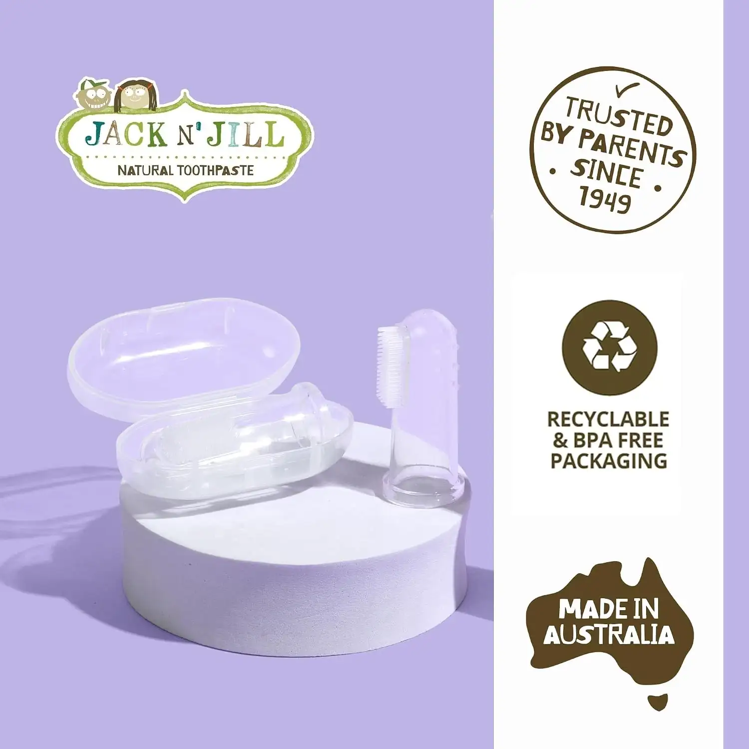 Jack N Jill Silicone Toothbrush Stage 2 - JNJ211122 - Image 2