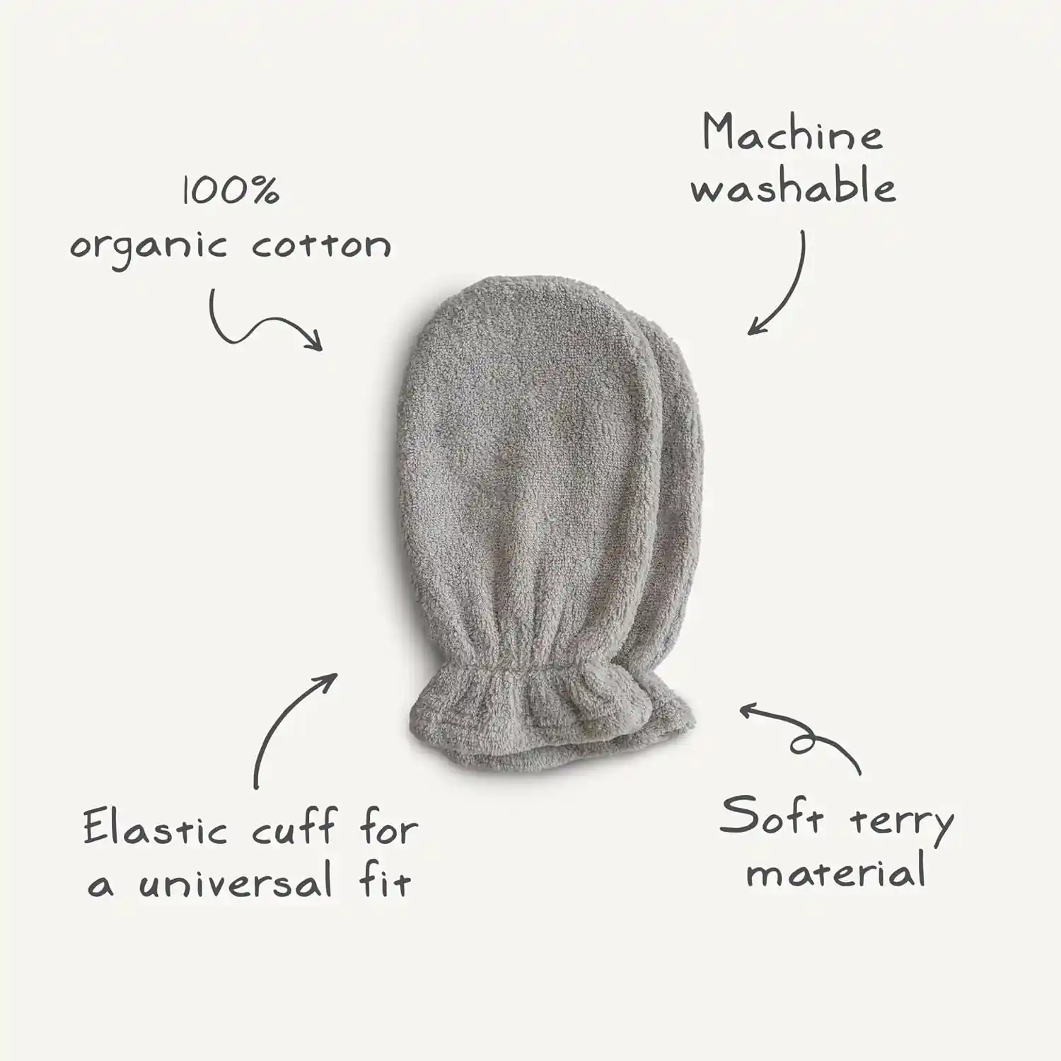 Mushie Bath Mitt Fall Yellow Pack Of 2 - MU100050 - Image 7