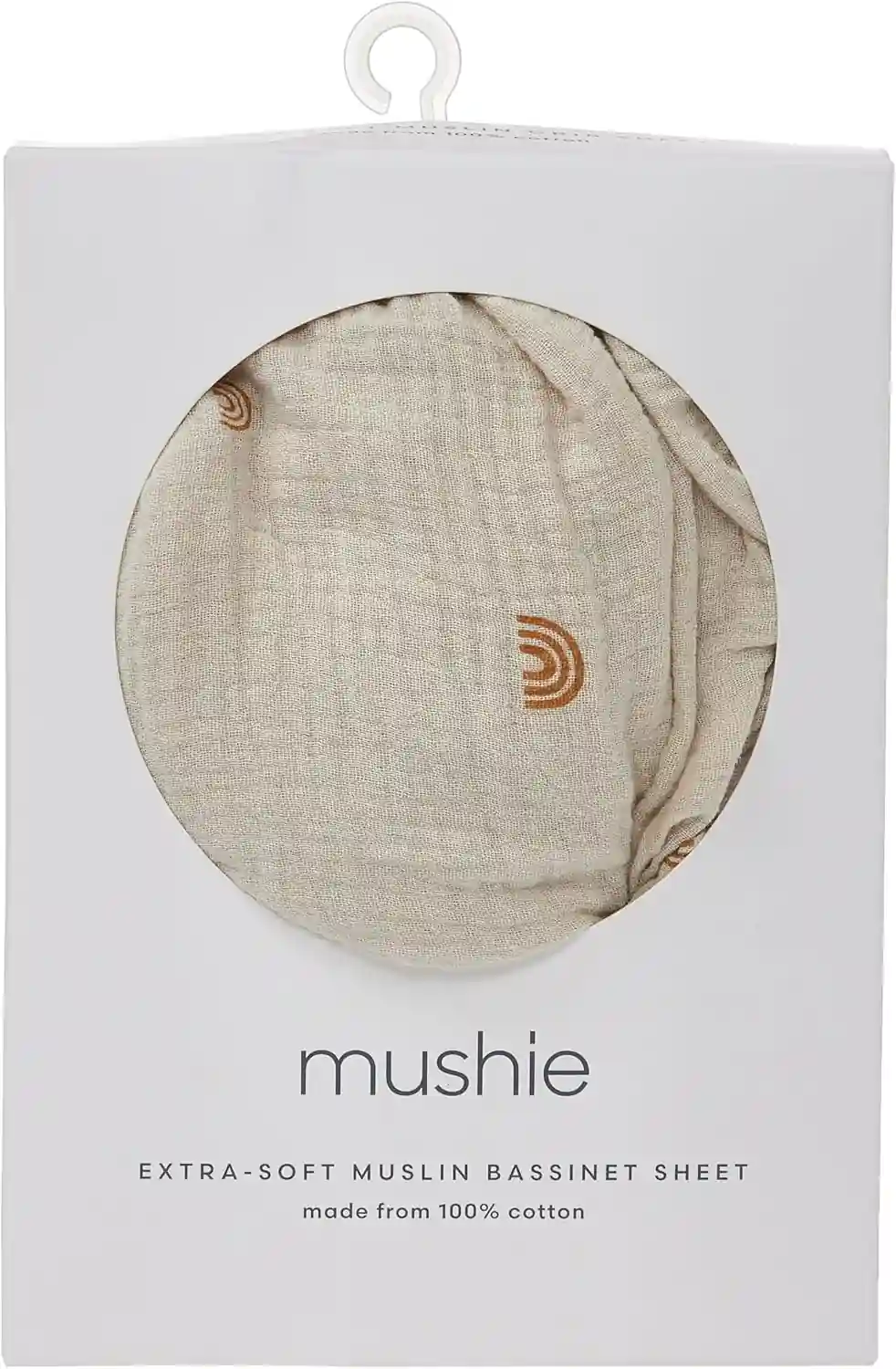 Mushie Crib Sheet Rainbow Small - MU2216229
