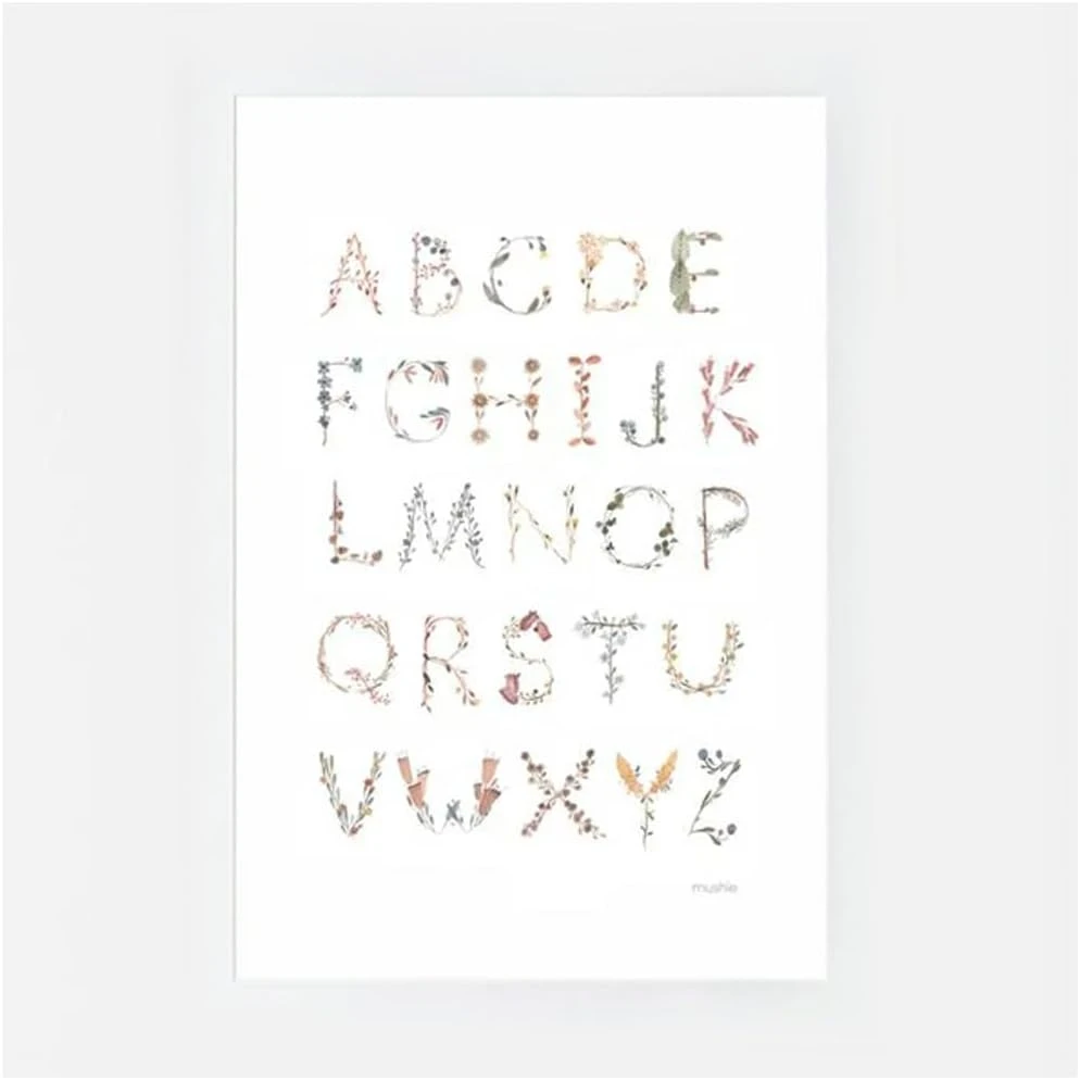Mushie Poster Alphabet International Medium - MU2457233