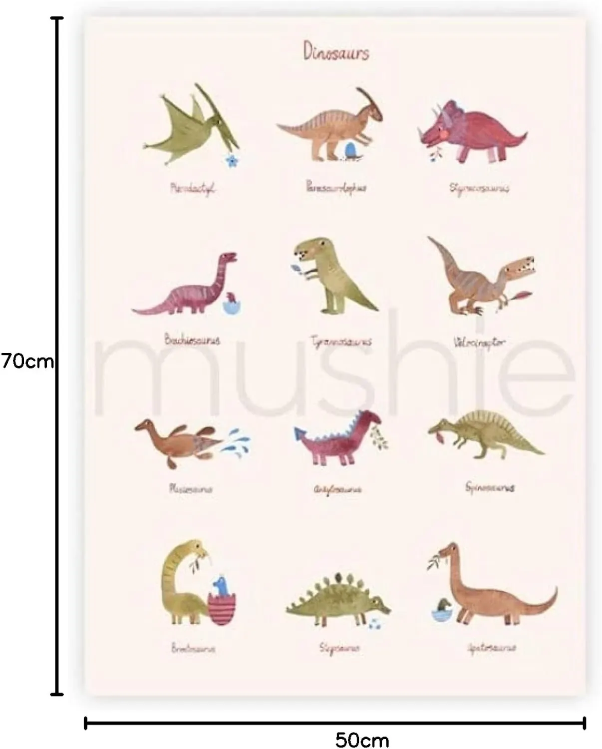 Mushie Poster Dinosaurs Medium - MU2457250 - Image 3