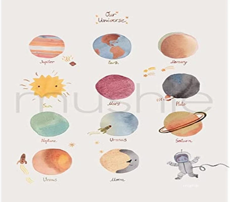 Mushie Poster Space Medium - MU2457257