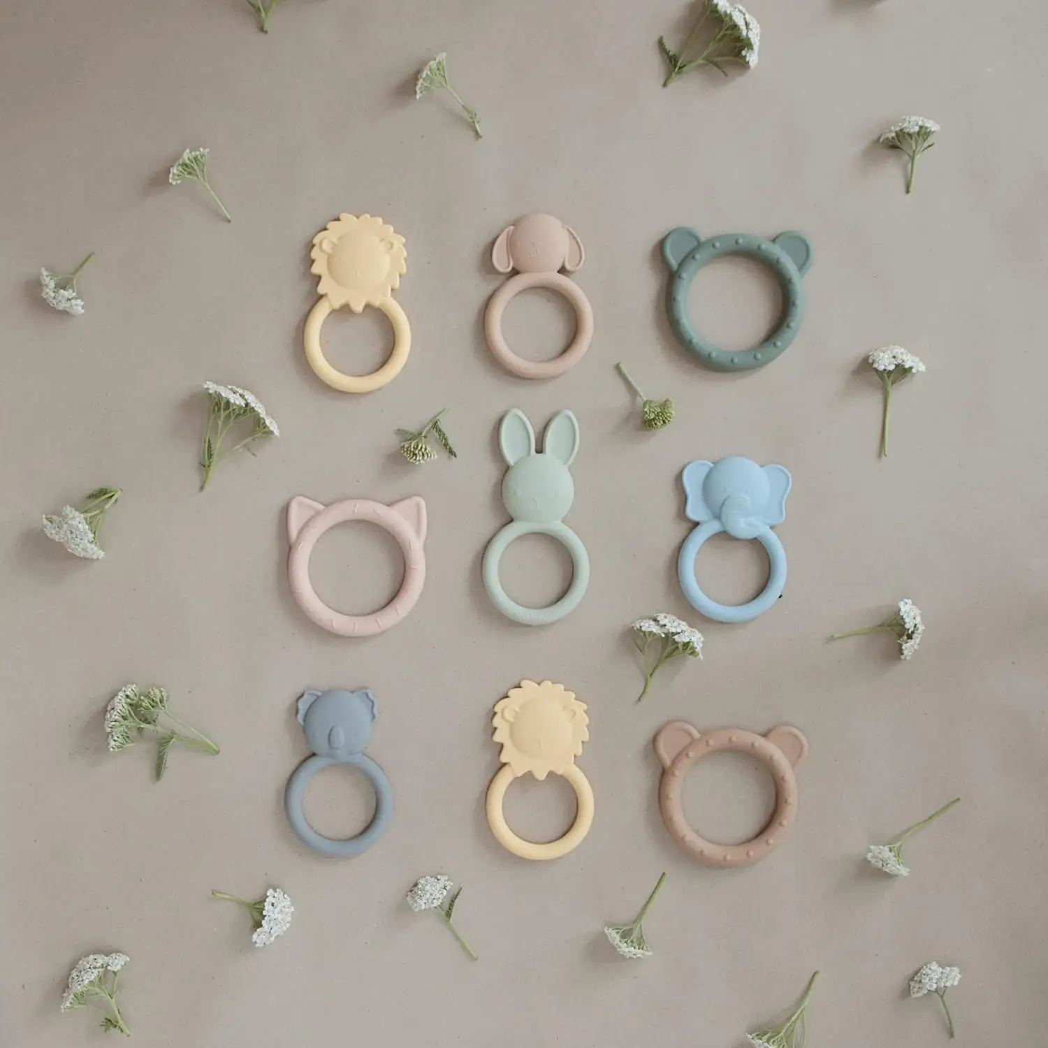 Mushie Teether Bear Dried Thyme - MU2560263 - Image 5