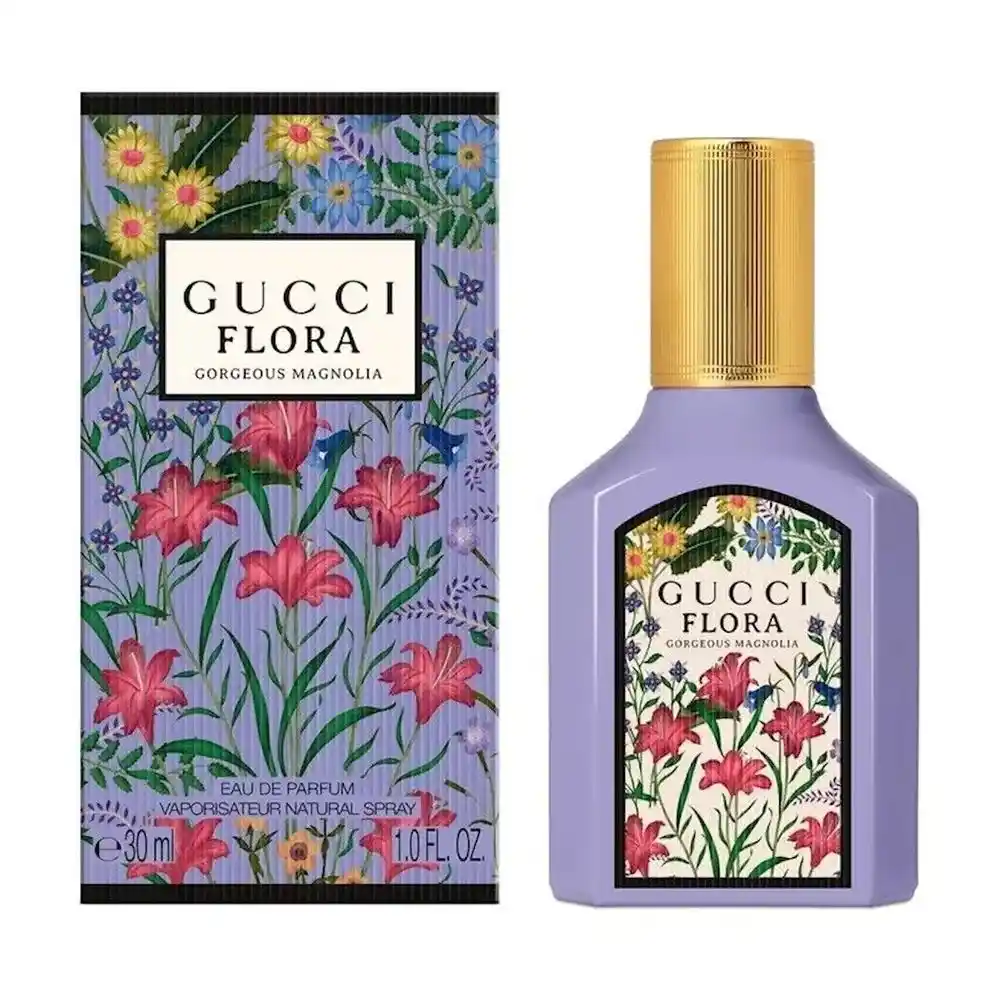 Gucci Flora Gorgeous Magnolia Eau de Parfum (EDP) 30 ml for Women - Chypre Floral Fragrance - 3616303470869