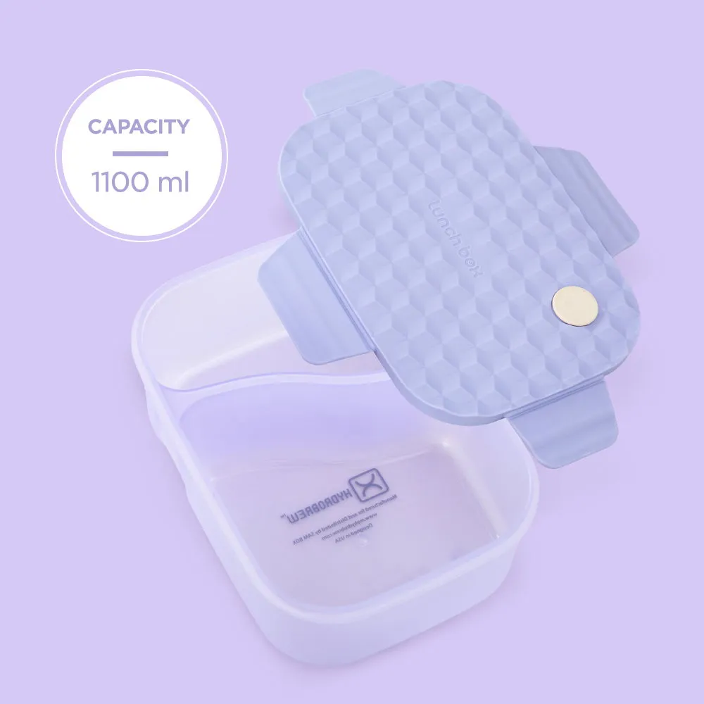 Hydrobrew Smart Serve Bento Lunch Box Lavender Diamond 1100ml - HB_LB2COMPP_PU - Image 6
