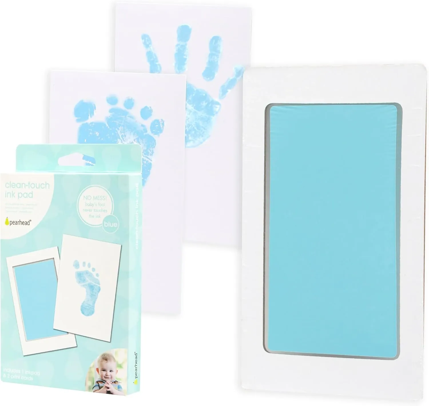Pearhead Clean-touch Ink Pad Blue - PH00008