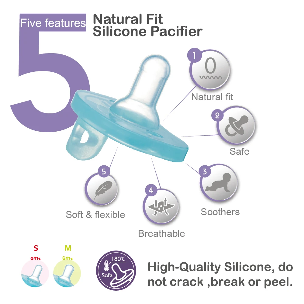 Farlin Silicone Pacifier Om - BA-10021 - Image 6