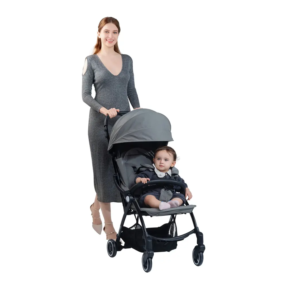 Hamilton By Yoop X1 Plus Everyday Stroller Grey - ST-X1L-GRY - Image 3