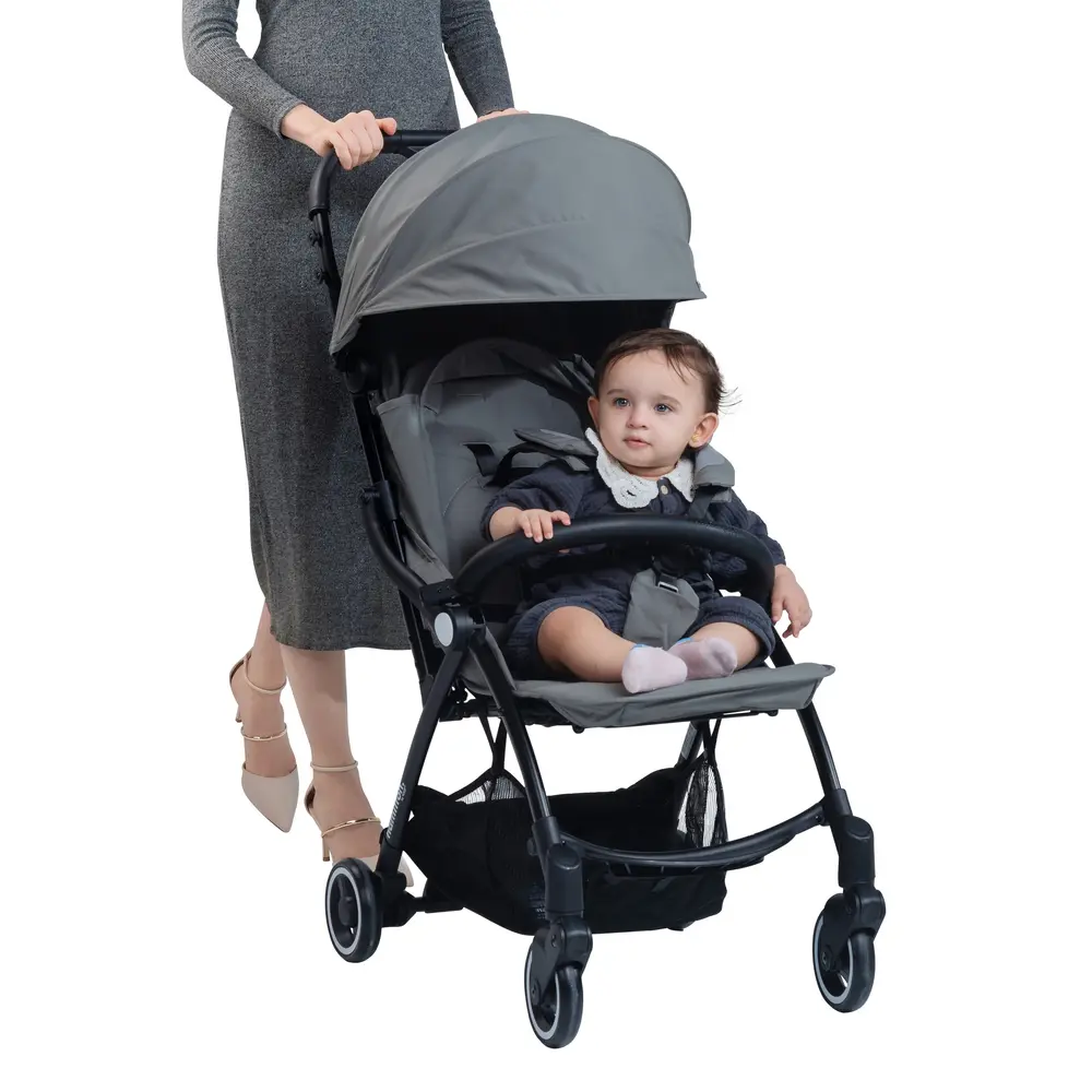 Hamilton By Yoop X1 Plus Everyday Stroller Grey - ST-X1L-GRY - Image 4