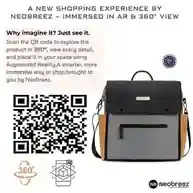Neobreez Nixe Diaper Backpack Set with Changing Mat Wet Bag Pouches Grey 7 Pcs - NBR053DGB - Image 3