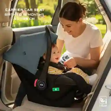 Neobreez Sacro I-size Lightweight Baby Car Seat Carrier Grey Black - CQM07-NBR157GB - Image 7