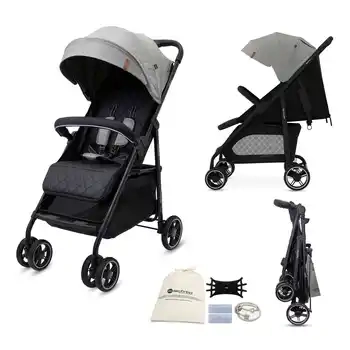 Neobreez Vomx1 Baby Stroller Grey Medium - 703-NBR192MGB
