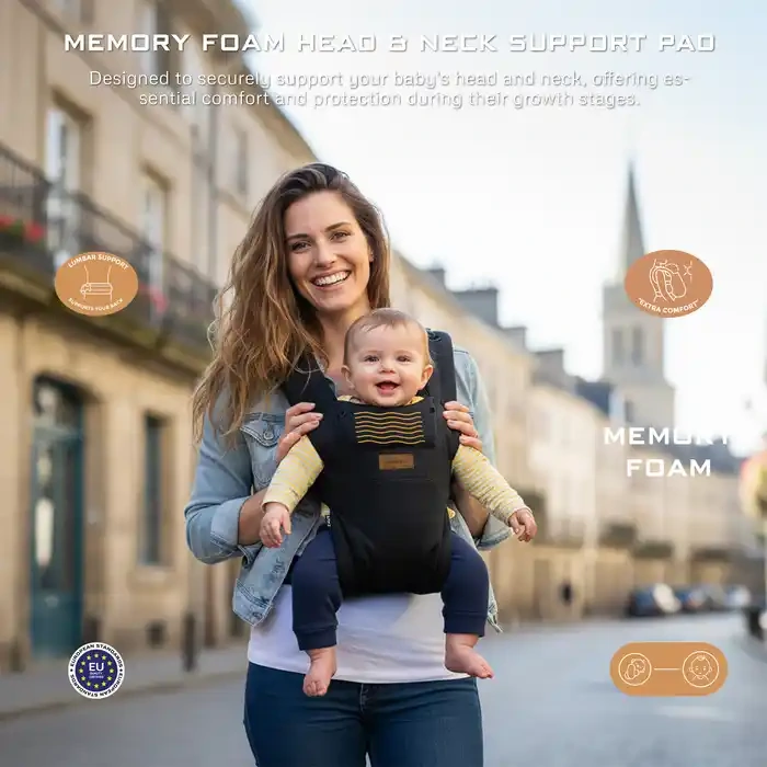 Neobreez Zavii Convertible Baby Carrier Toddler Black Newborn - NBR238BK - Image 18