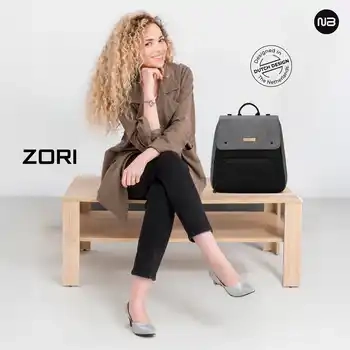 Neobreez Zori Diaper Backpack Set with Changing Mat Wet Bag Pouches Grey 7 Pcs - NBR054DGB - Image 12