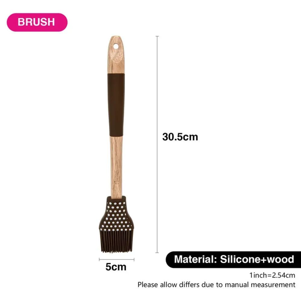 Fissman Brush Chef Tools Silicone 30.5cm Chocolate - 1467 - Image 4