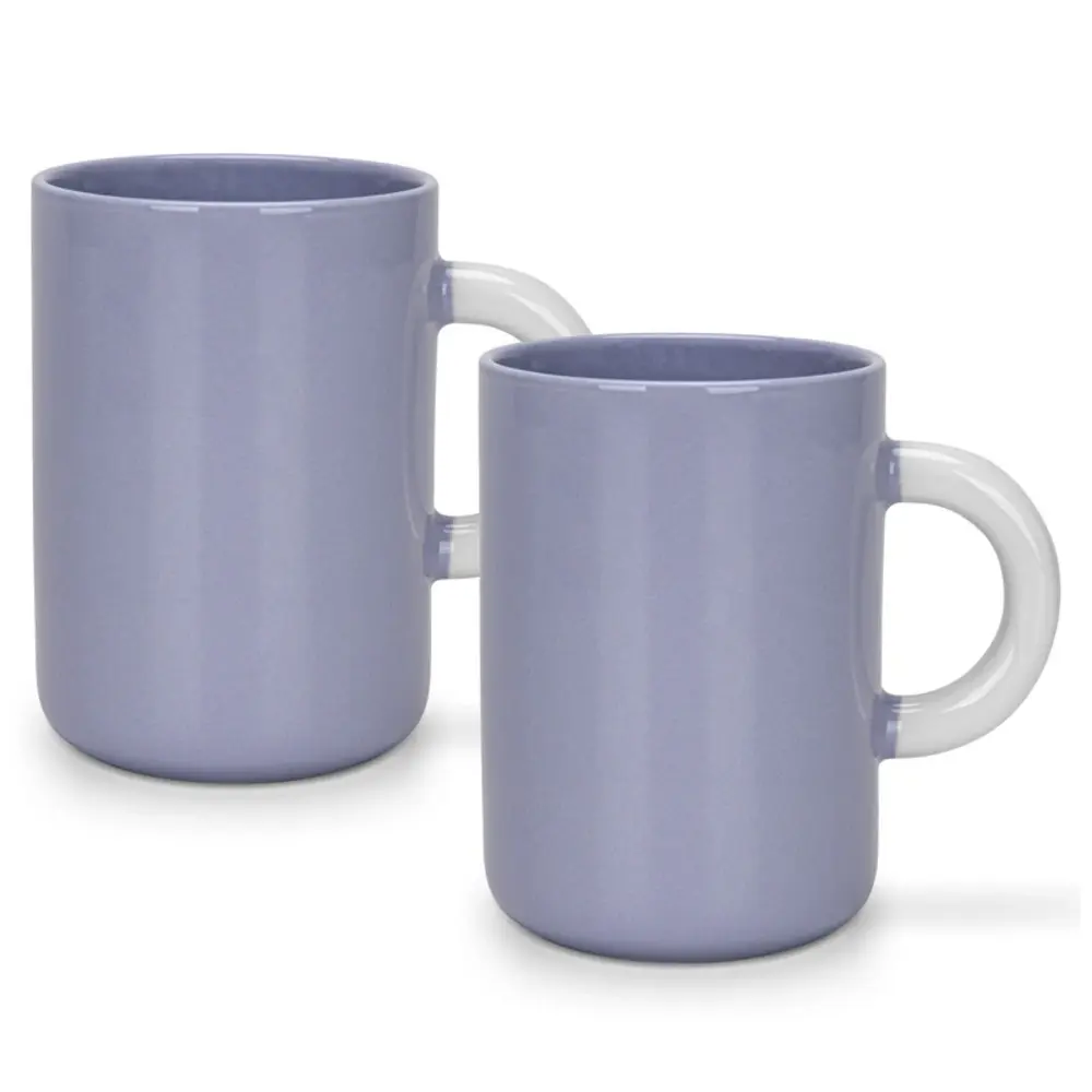 Fissman Mug New Bone China 2-Piece 540ml Lilac - 3749 - Image 2
