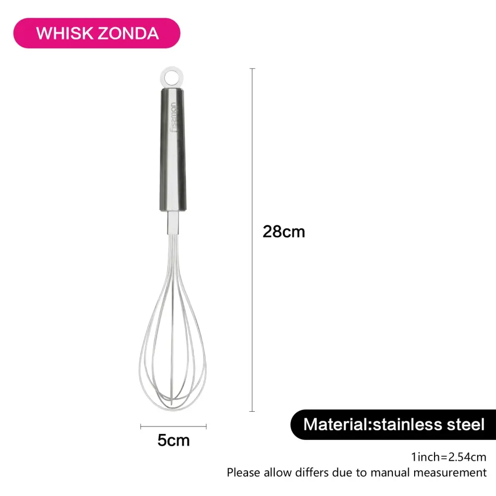 Fissman Whisk 28cm Stainless Steel Silver - 1237 - Image 2