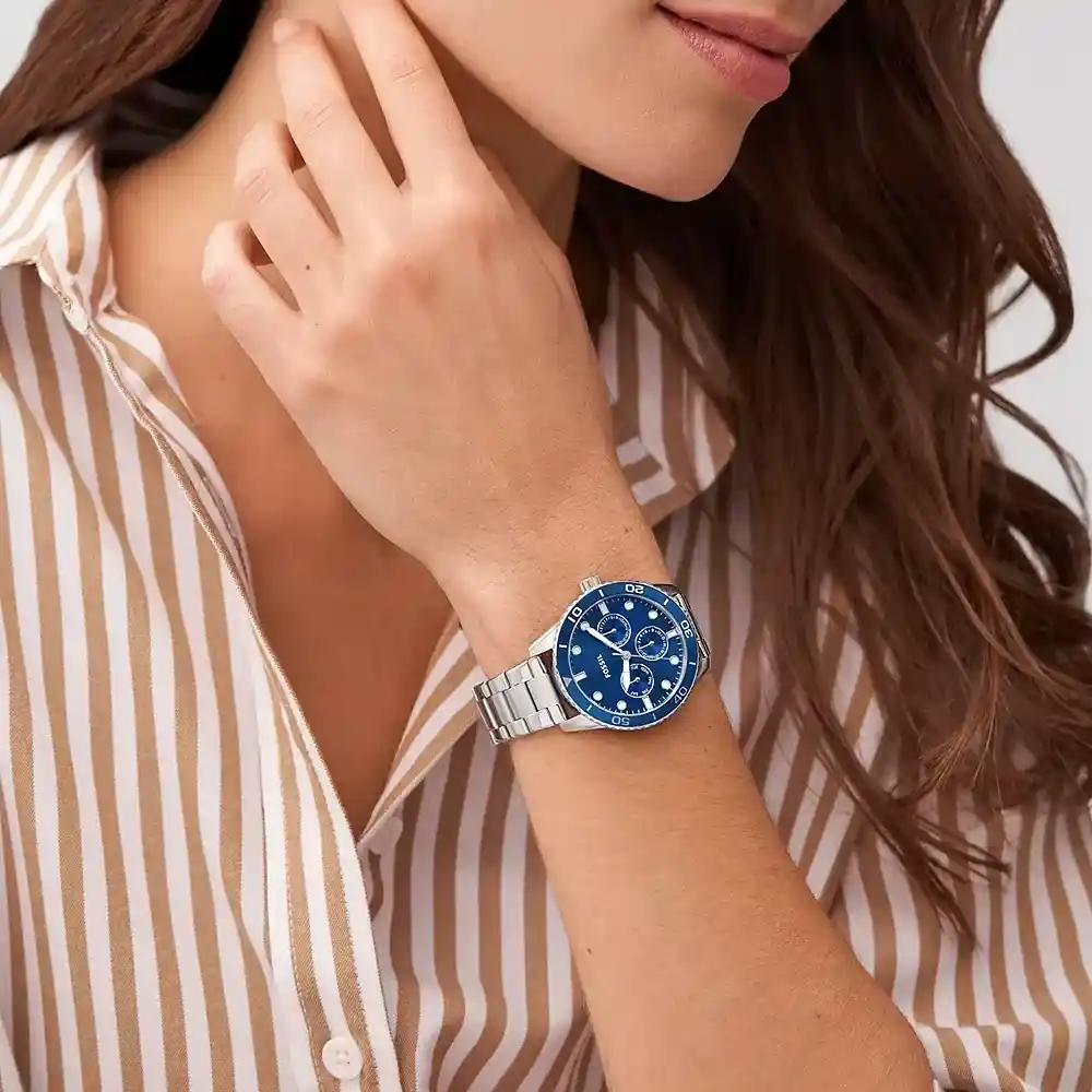 Fossil Bannon Stainless Steel Couple Set Watches - BQ2828SET - Image 4