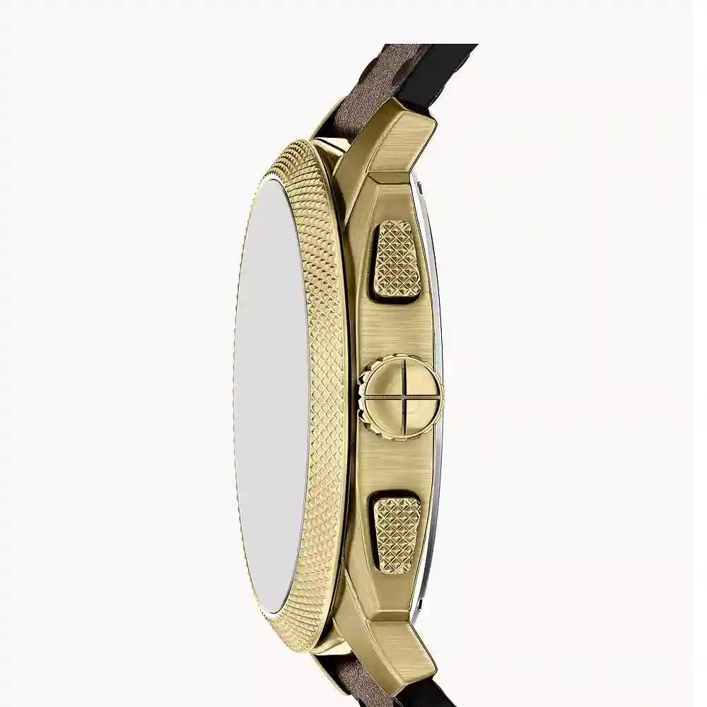 Fossil Machine 44mm Chronograph Brown Leather Watch - FS6188 - Image 3
