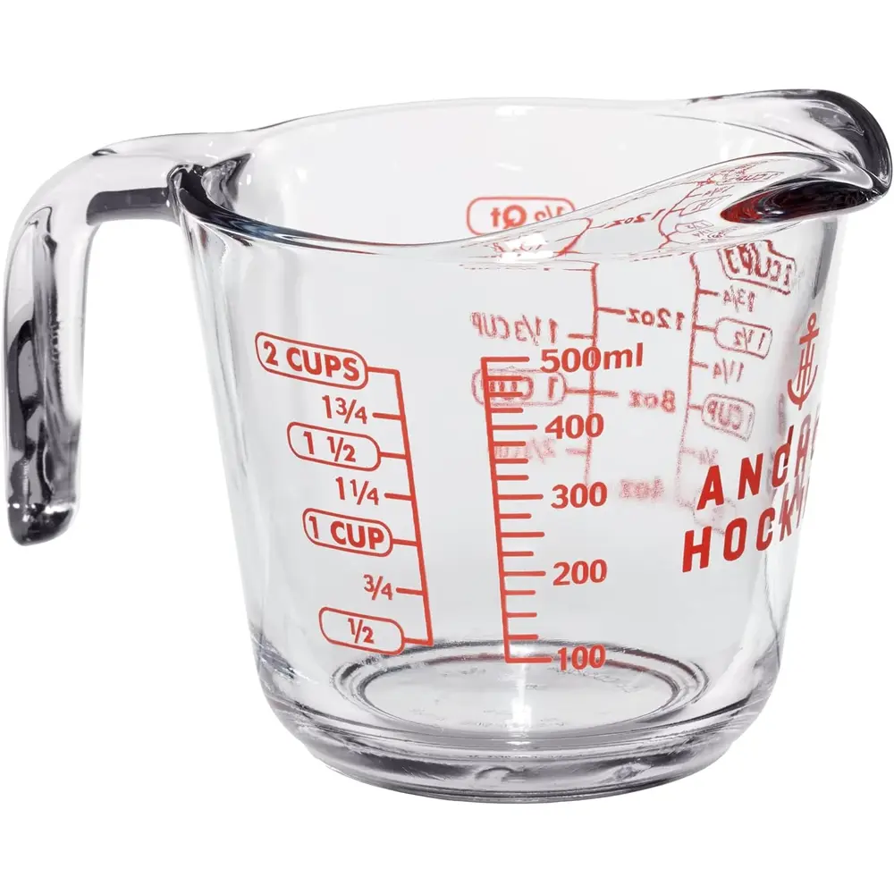 Anchor Hocking 16oz, Measuring Cup With Red Description Tempered Glass 500ml - 4013909