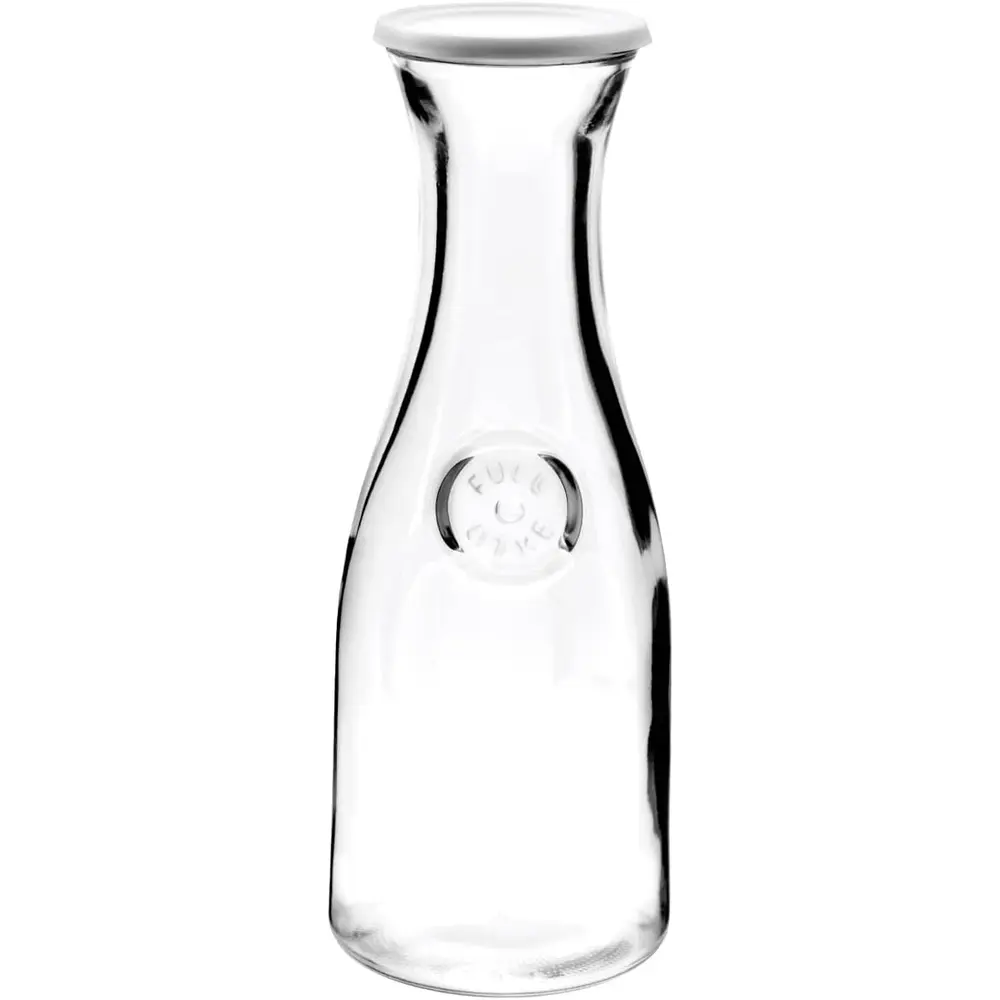 Anchor Hocking 1Ltr Glass Carafe With LID Plastic 34oz - 4013980