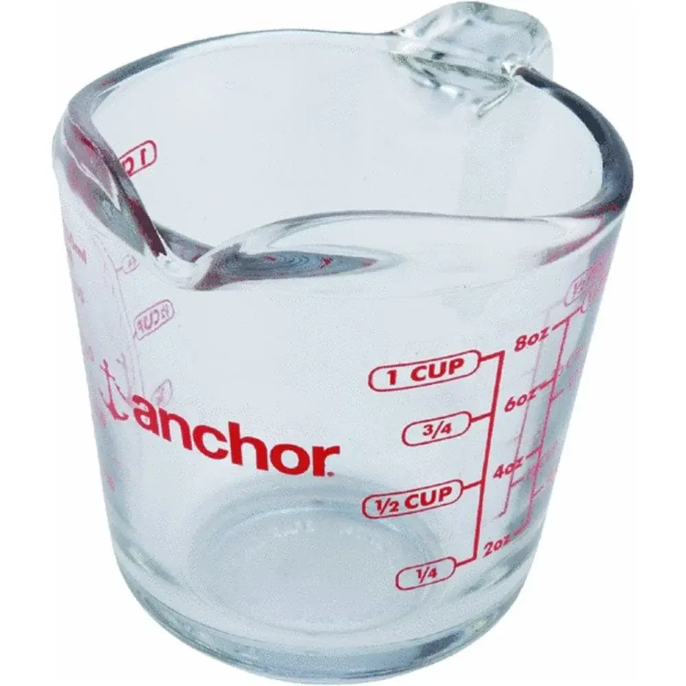 Anchor Hocking 8 Oz Measuring Cup Tempered Glass 250ml - 4013908