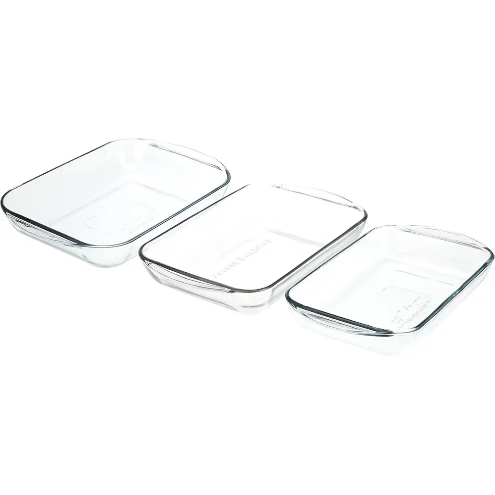 Anchor Hocking Bakeware Set, 2Qtr, 3Qtr, 4Qtr Tempered Glass 3 Pcs - 4013929