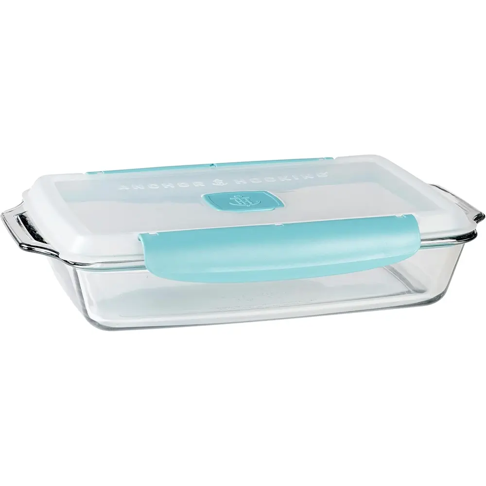 Anchor Hocking Baking Dish With True Lock Locking LID, Rectangle Tempered Glass 3.0L - 4014008