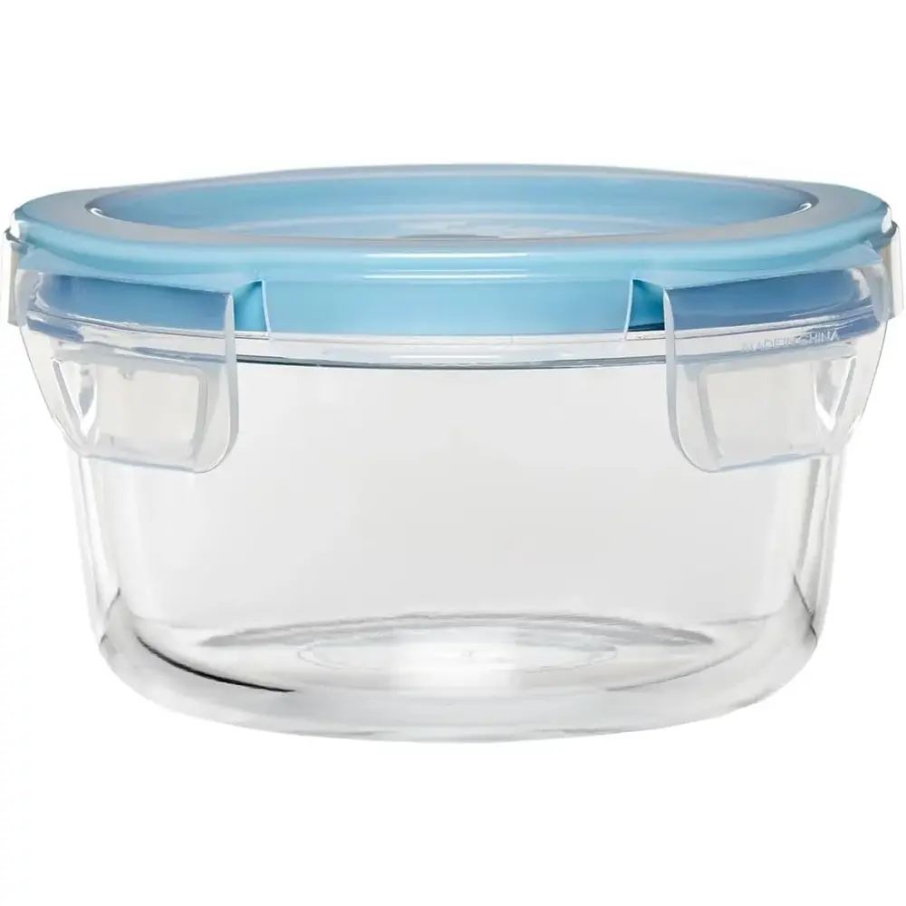 Anchor Hocking Food Storage Container With True Lock Locking Lid, Round Tempered Glass 1.7L - 4014004