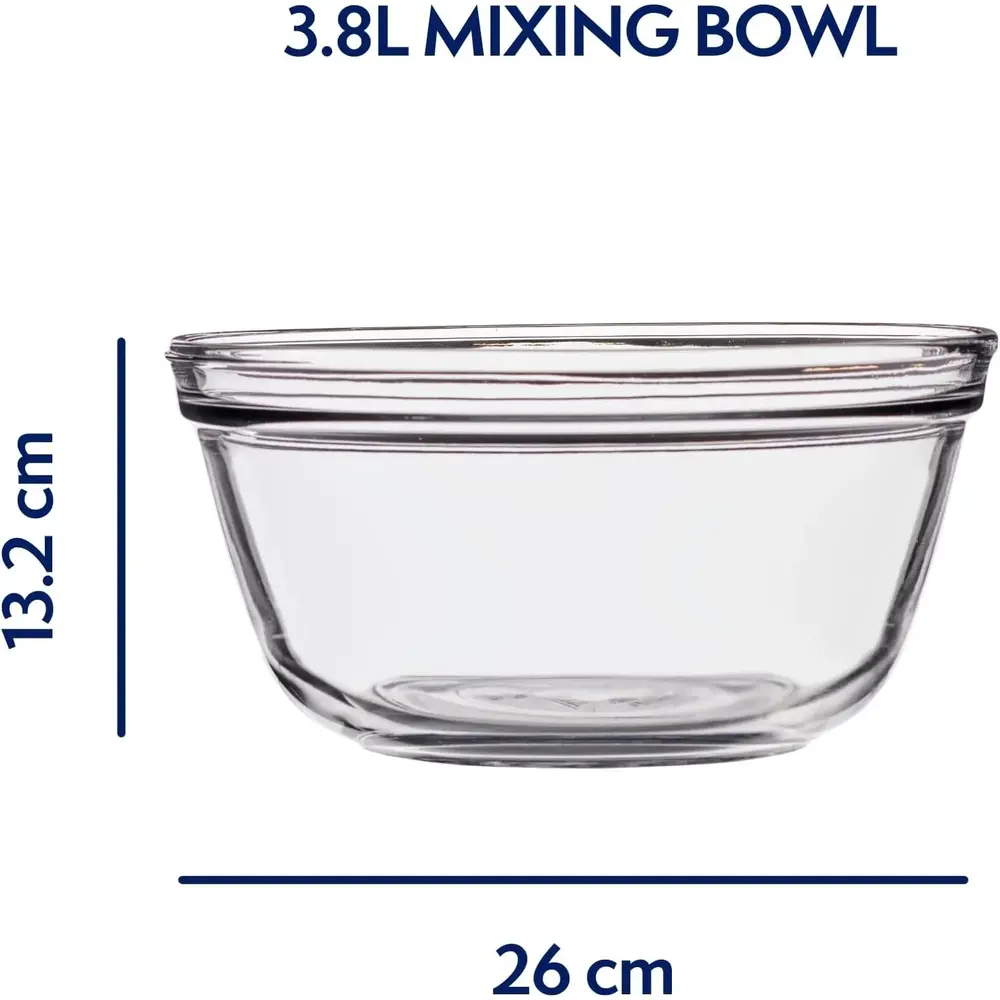 Anchor Hocking Mixing Bowl Tempered Glass 4Qt - 4013913 - Image 6