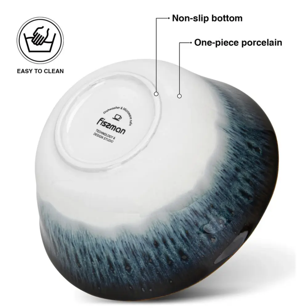 Fissman Bowl Galactica Porcelain 16cm Multicolor - 13634 - Image 3