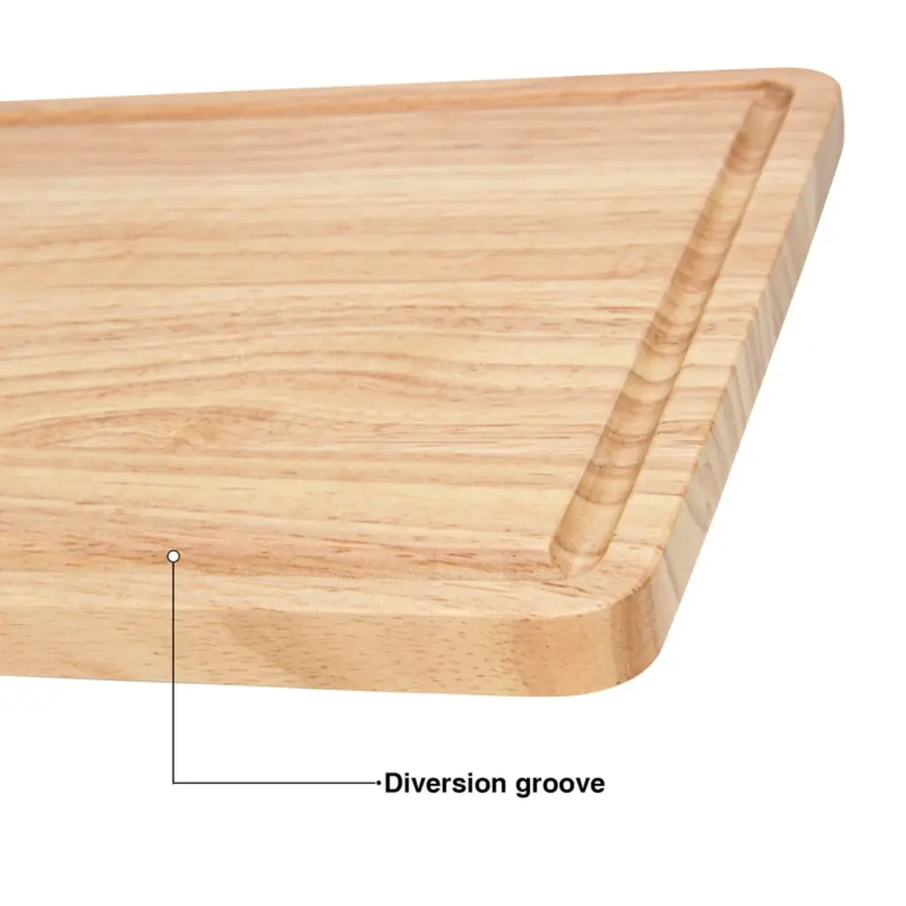 Fissman Cutting Board Rubber Wood 30x22x1.5 cm - 8071 - Image 3