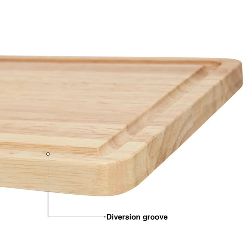 Fissman Cutting Board Rubber Wood 30x22x1.5 cm - 8071 - Image 4