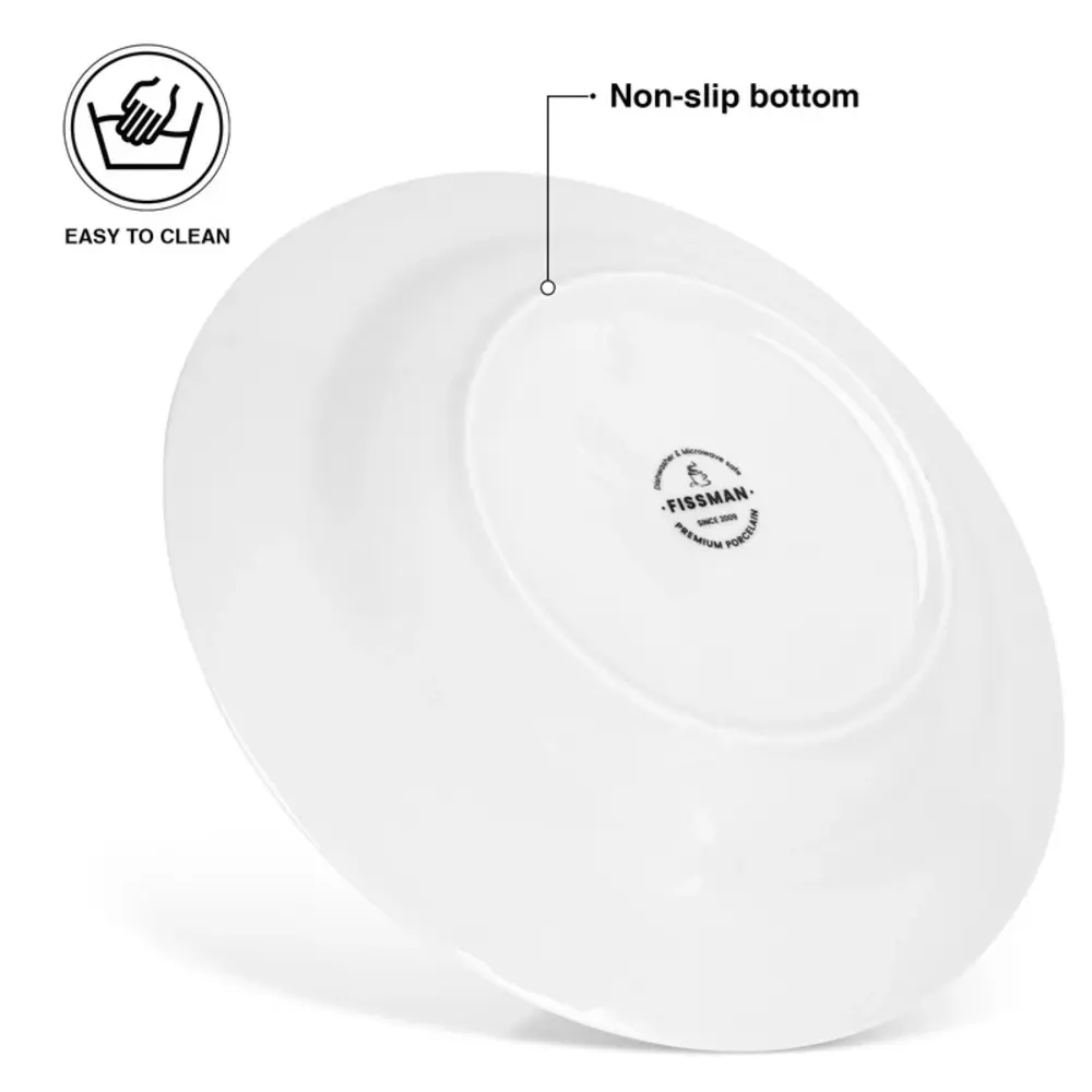 Fissman Deep Plates Set Summer Glint 2-Piece Deep Plates Fine Bone China - 10018 - Image 2
