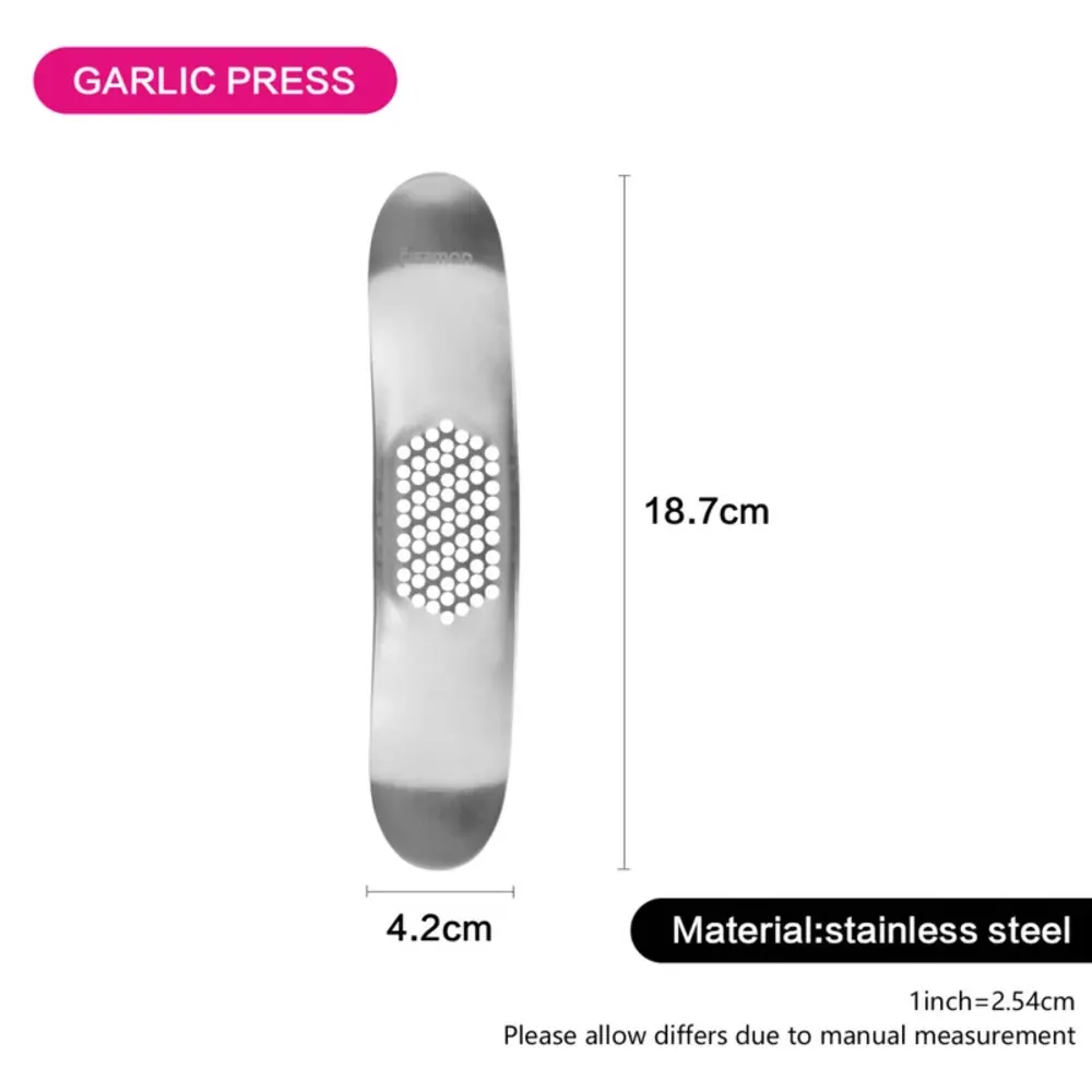 Fissman Garlic Press Stainless Steel 18 cm - 8686 - Image 3